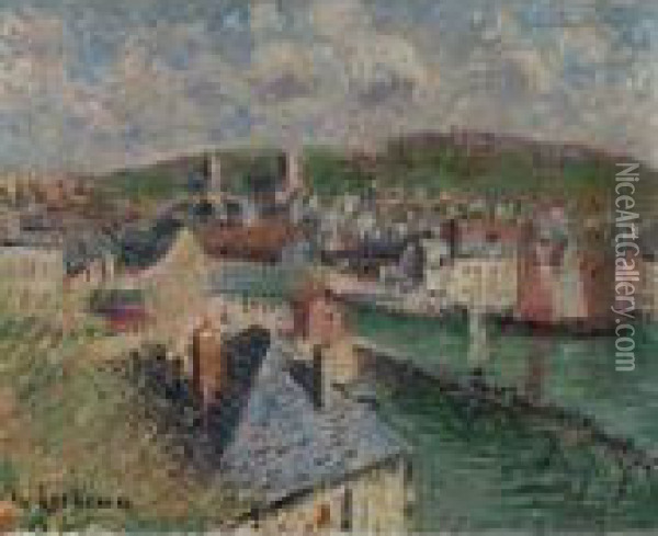 L'avant-port De Fecamp Oil Painting - Gustave Loiseau