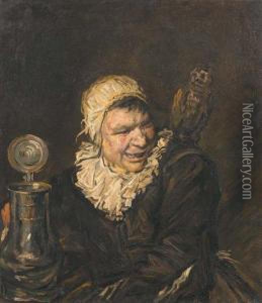 L'ancien Malle Babbe Oil Painting - Frans Hals