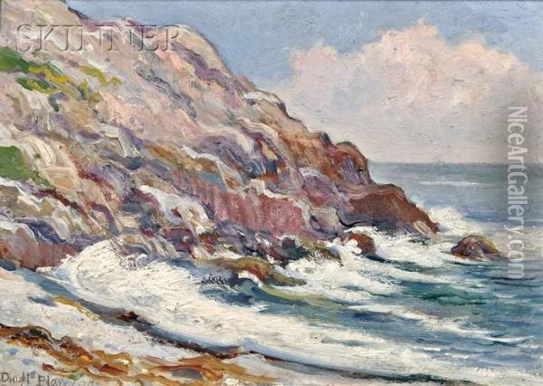 Coastal View Oil Painting - Dwight Blaney