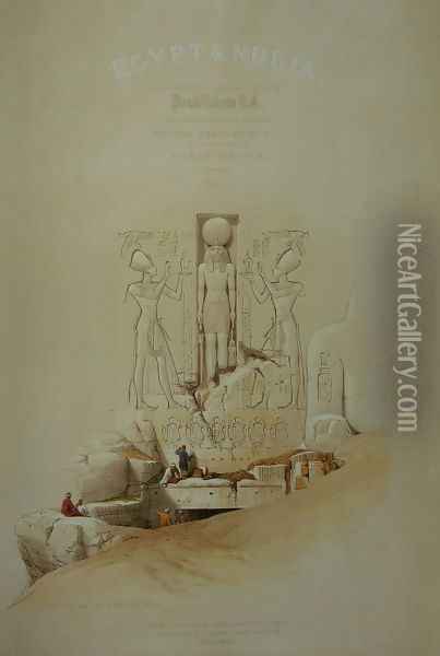 Egypt and Nubia, frontpage of Vol. 1 Oil Painting - David Roberts