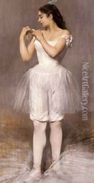 Carriere Belleuse The Ballerina Oil Painting - Carrier-belleuse Pierre