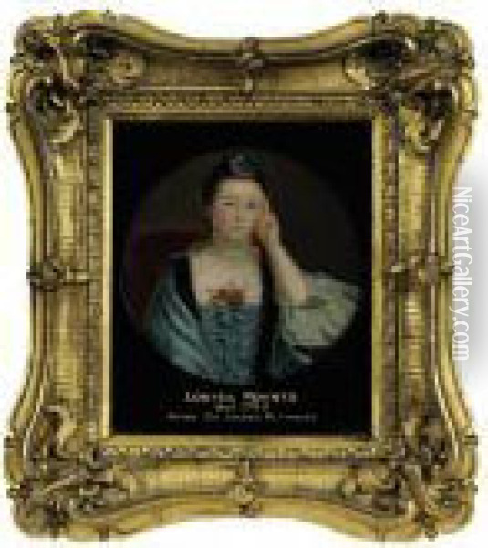 Portrait Of Louisa Poyntz Oil Painting - Sir Joshua Reynolds