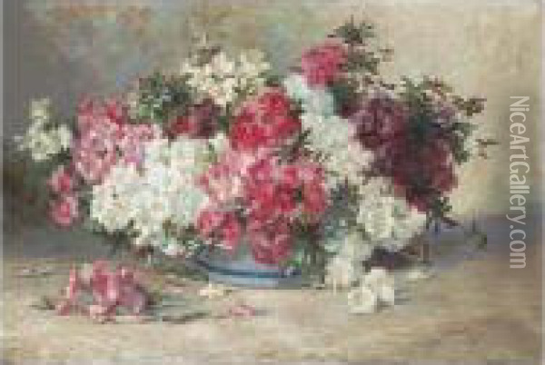 Vase De Fleurs Oil Painting - Abbott Fuller Graves