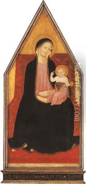 The Madonna and Child Oil Painting - Ventura Di Moro