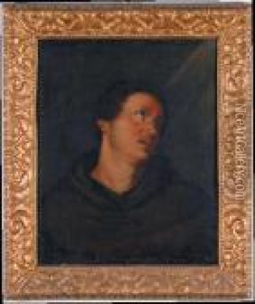 'testa Di Frate' Oil Painting - Bernardo Strozzi