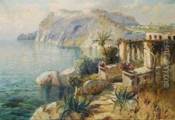 Veduta Di Capri Oil Painting - Gerelamo Varese
