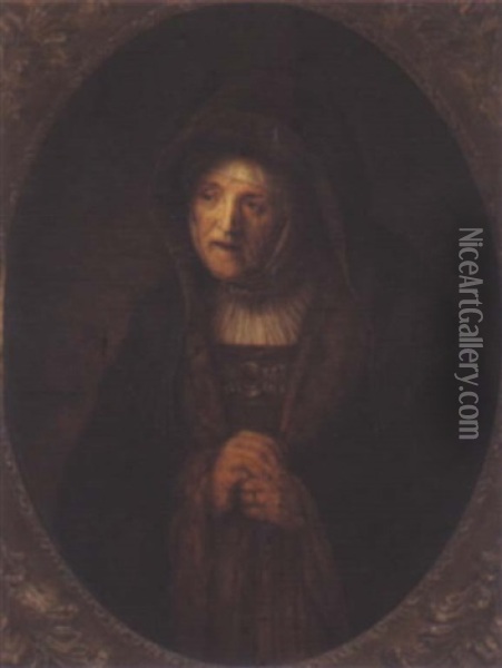 Die Mutter Rembrandts Oil Painting -  Rembrandt van Rijn