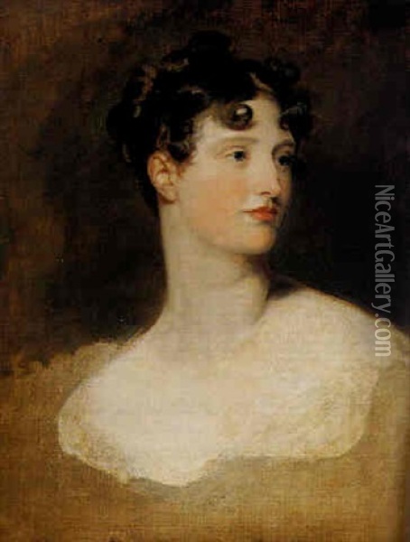 Portrait Of Louisa Fairlie Oil Painting - Thomas Lawrence