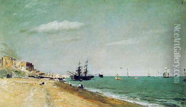 Brighton Beach with Colliers Oil Painting - John Constable