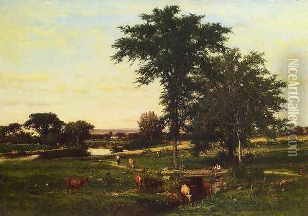 Midsummer II Oil Painting - George Inness