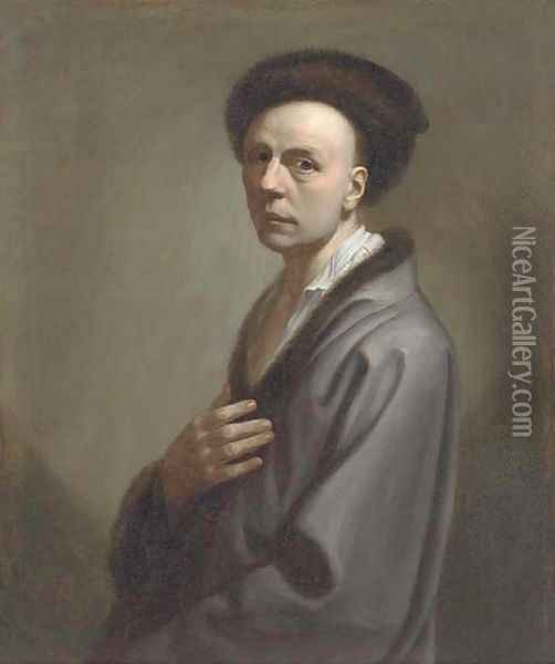 Portrait of a gentleman Oil Painting - Christian Seybold