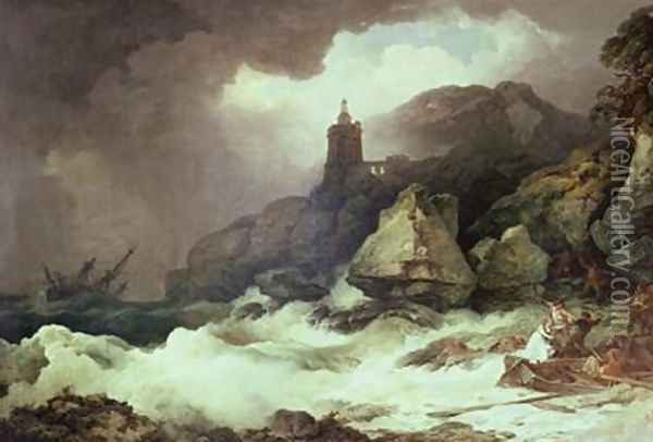 The Shipwreck 1793 Oil Painting - Philip Jacques de Loutherbourg