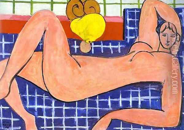 Pink Nude Oil Painting - Henri Matisse