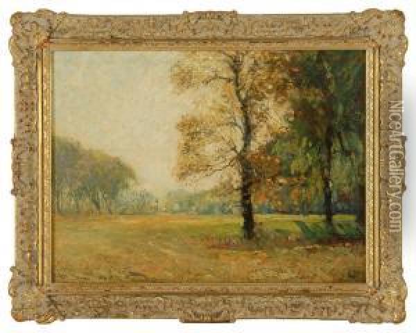 October Oil Painting - Hermann Dudley Murphy