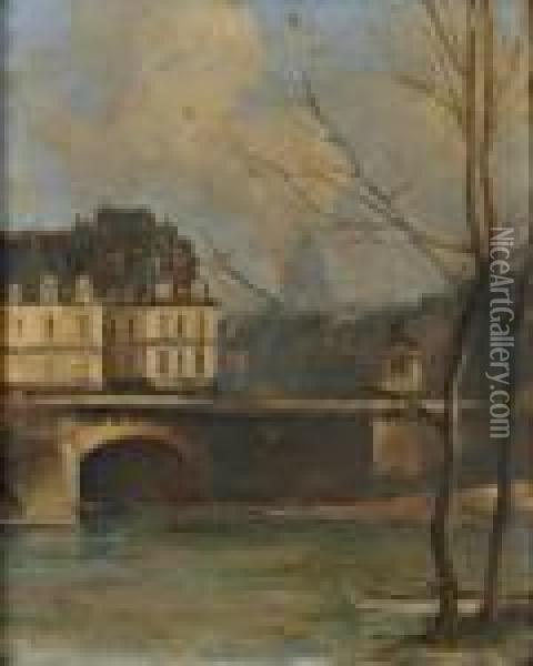 Le Pont Neuf Oil Painting - Antoine Vollon