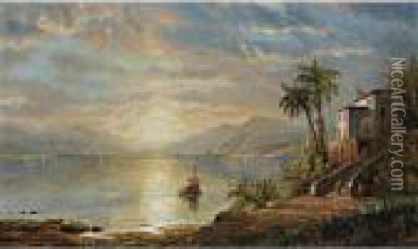 Santiago De Cuba Oil Painting - Edmund Darch Lewis