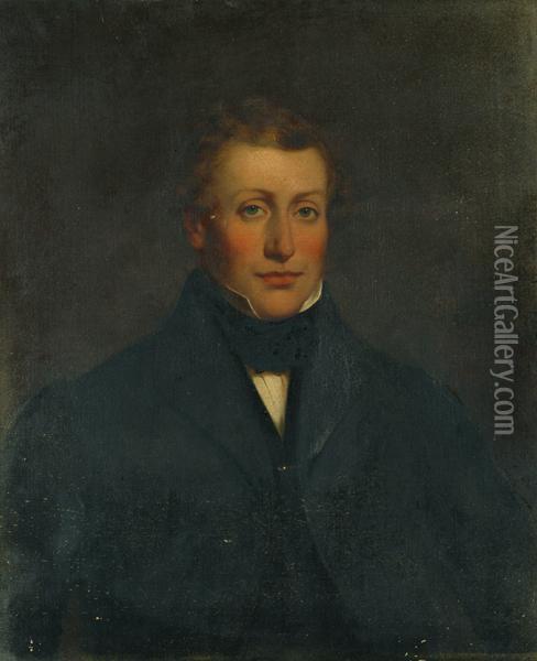 Portrait Of John Cuthbert Oil Painting - Bullock