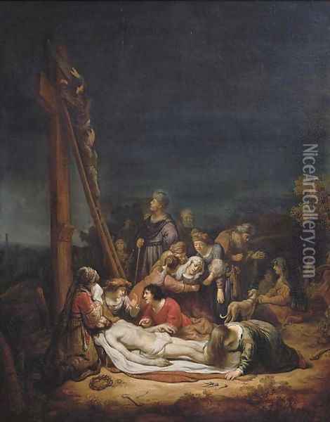 The Lamentation Oil Painting - Govert Teunisz. Flinck