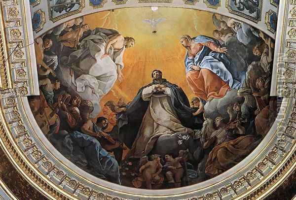 The Glory of St Dominic Oil Painting - Guido Reni