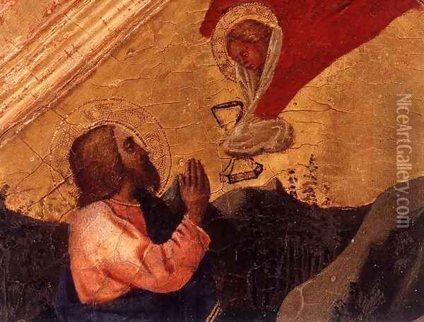 Christ in the Garden of Gethsemane (detail) Oil Painting - Masaccio (Tommaso di Giovanni)