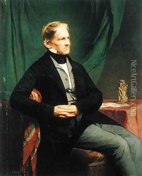 Georg Ernst Harzen 1790-1863 Oil Painting - Hermann Steinfurth