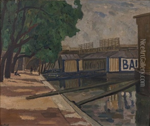 Les Bains De La Samaritaine Oil Painting - Louis Robert Antral