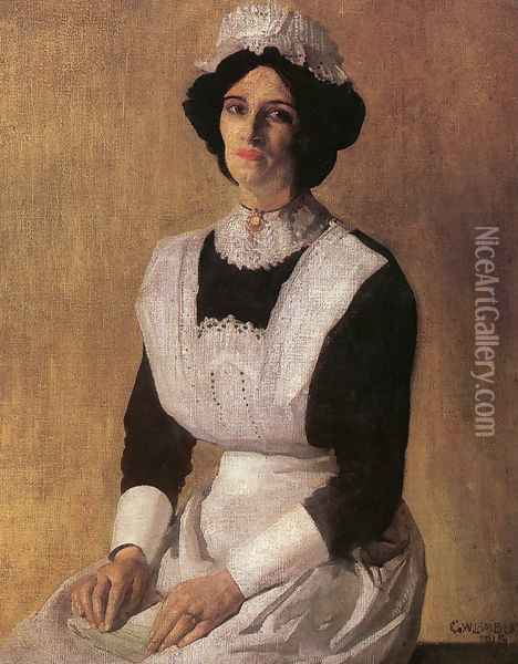 The Maid Oil Painting - George Lambert