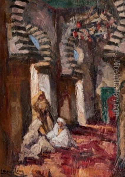 Medina A Tunis Oil Painting -  Lazare-Levy