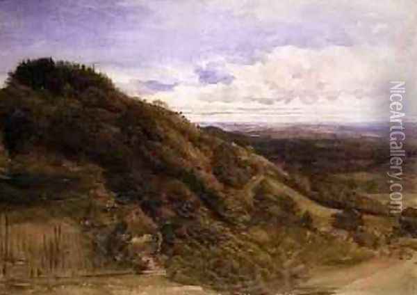 Near Underriver, Sevenoaks Oil Painting - Samuel Palmer
