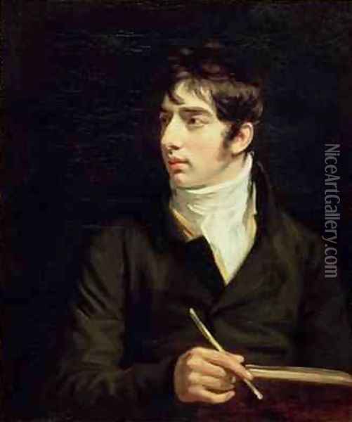 Portrait of Thomas Girtin Oil Painting - John Opie