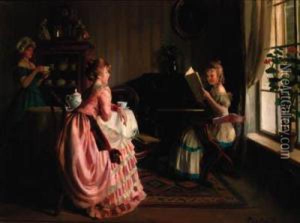The Recital Oil Painting - Emil Pap