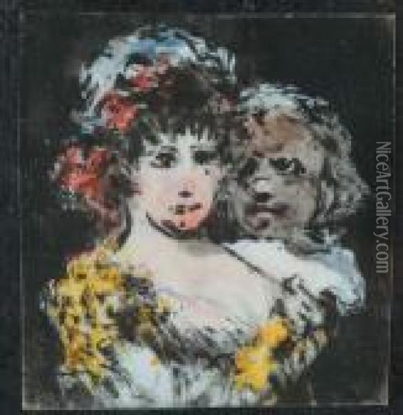 Homme Et Femme Oil Painting - Francisco De Goya y Lucientes