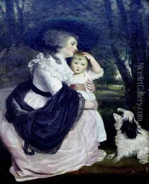 Countess Spencer and Her Son John Oil Painting - Sir Joshua Reynolds