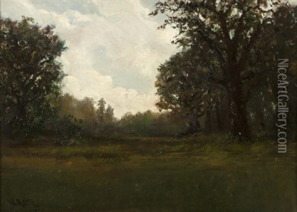 Tonalist Landscape Oil Painting - William Keith
