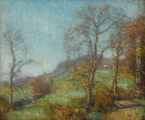 Autumn Landscape Oil Painting - Charles Harold Davis