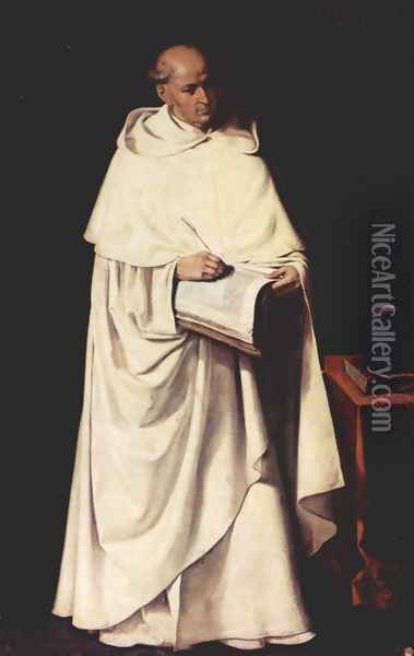 Portrait of Fra Francisco Zumel Oil Painting - Francisco De Zurbaran