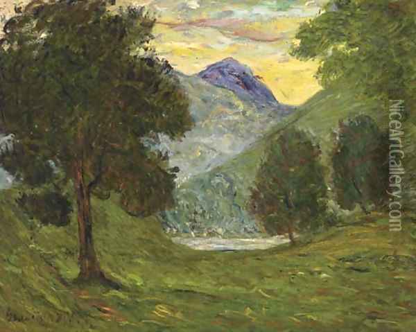La vallee de Glencoe--Ecosse Oil Painting - Maxime Maufra