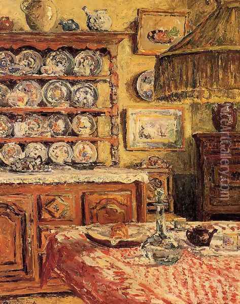 The Dining Room after Lunch Oil Painting - Maxime Maufra