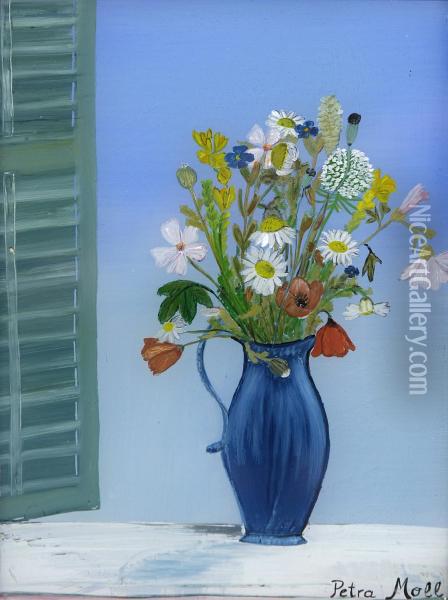 Blumenstraus Oil Painting - Petra Moll