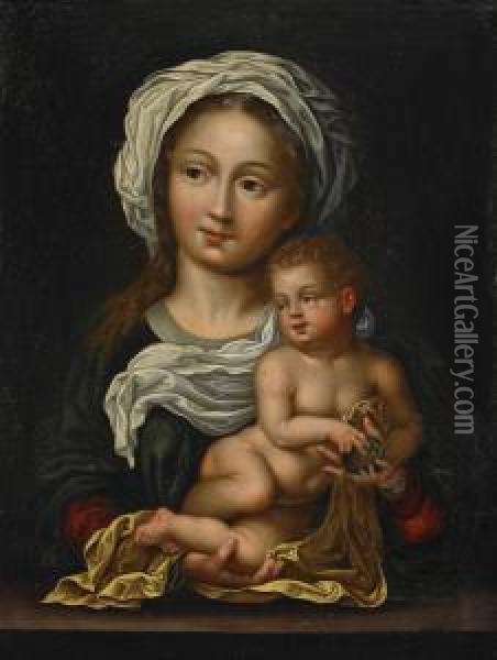 Madonna Med Barnet Oil Painting - Jan Mabuse