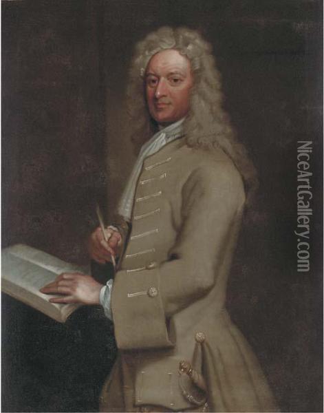 Portrait Of John Morley Oil Painting - Sir Godfrey Kneller