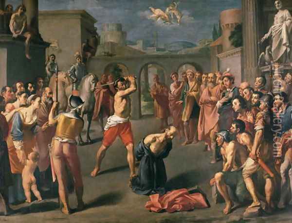 The Martyrdom of St.Paul Oil Painting - Franceschino Carracci