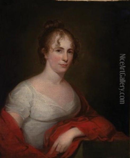 Portrait Of Maria Todd Oil Painting - Thomas Sully