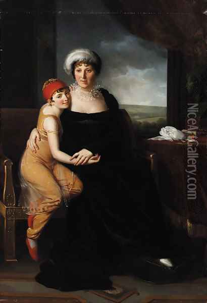 Portrait of Madame Campan (1752-1822) Oil Painting - Marie-Eleonore Godefroy