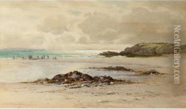 Coastal Scene Oil Painting - Creswick Boydell