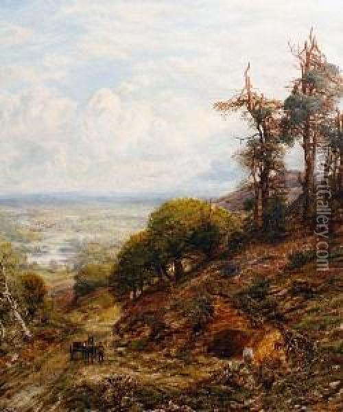 The Woodmen Oil Painting - George William Mote