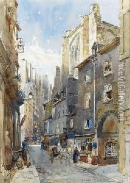 St. Malo Oil Painting - Sir Ernest George