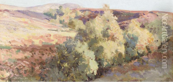 Scottish Landscape Oil Painting - John Howard Lyon