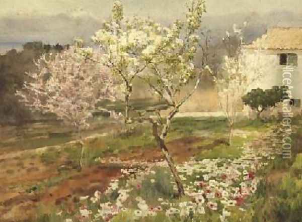 Springtime in France Oil Painting - Ruth Mercier
