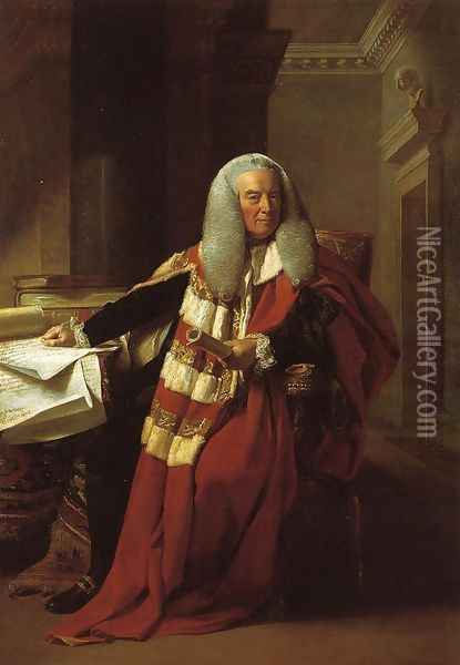 Portrait of William Murray (1705-93), 1st Earl of Mansfield, 1782-83 Oil Painting - John Singleton Copley